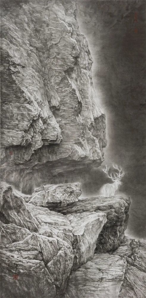 航天画家贺新春范琛钟情山水之间