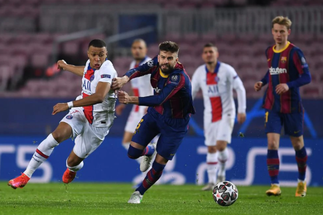 斗球直播欧冠巴黎41逆转巴萨姆巴佩帽子戏法