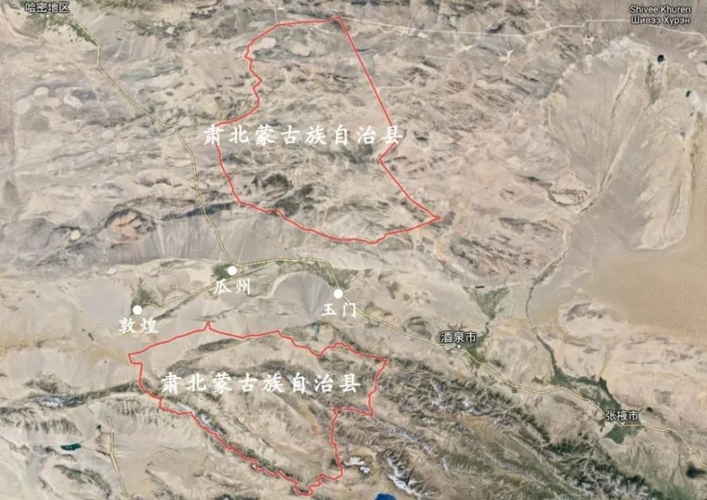 黑戈壁地貌(额济纳风雷山附近)但广义的黑戈壁包含了一部分哈密