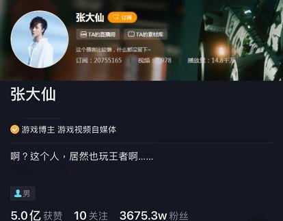百万玩家评王者第一人，坐拥5千万粉丝却没打过KPL，梦泪只剩羡慕