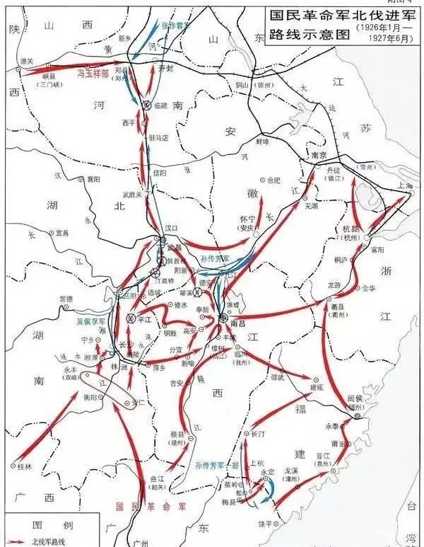 只有10多万革命军的北伐军,为什么可以打败拥军百万的军阀呢?
