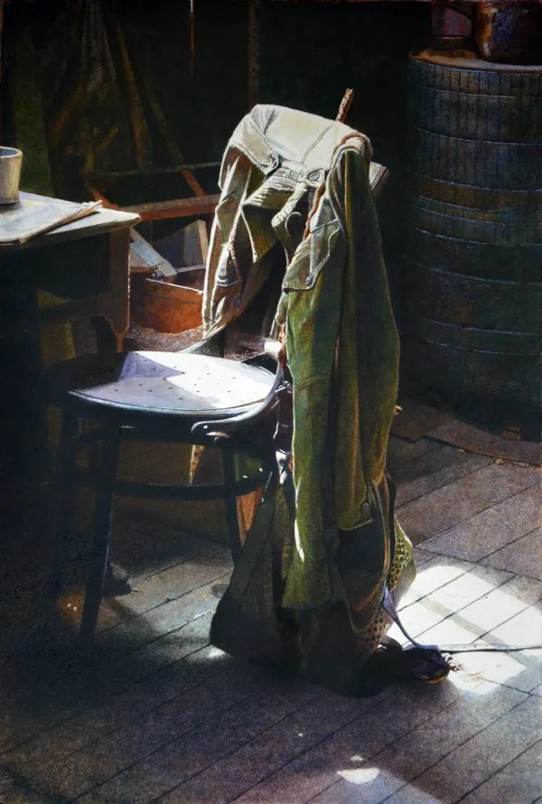 安格斯·麦克尤恩(angus mcewan)绘画风格属于超写实主义风格,他用