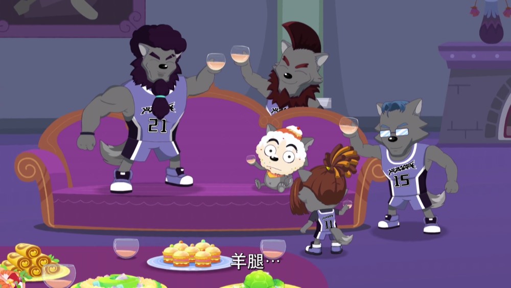 喜羊羊与灰太狼球胜狼的饭食如何全是素食狼队也不吃羊