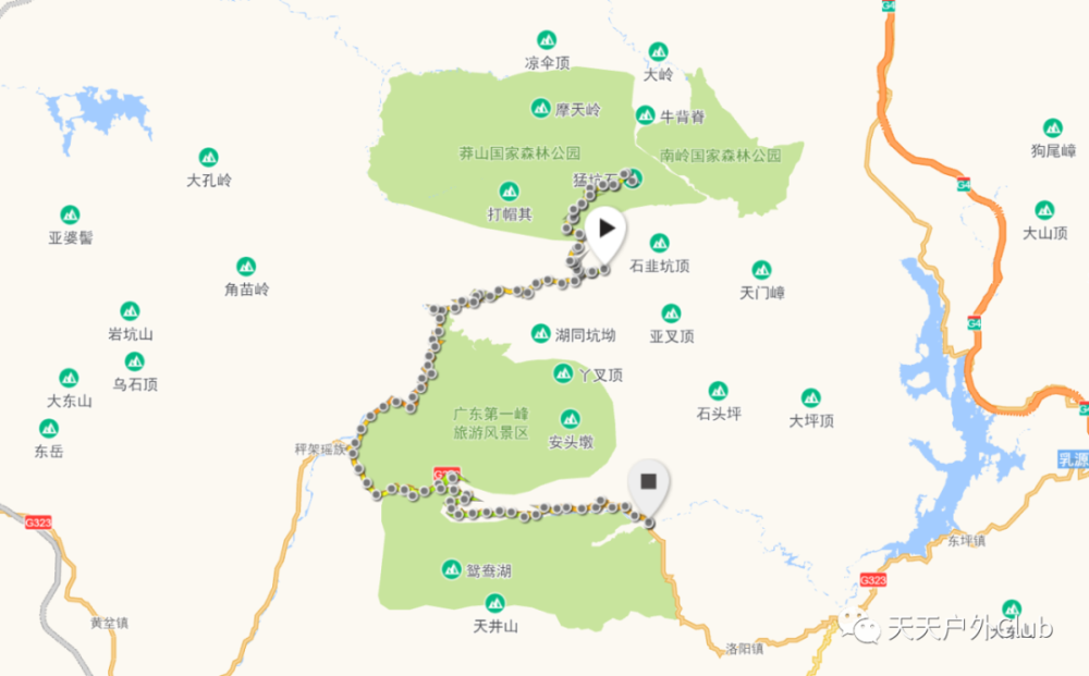 广东第一峰旅行记d3连续爬坡累死狗