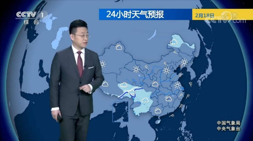 中央气象台 2月18日天气预报 升温通道开启 天气偏暖 腾讯新闻