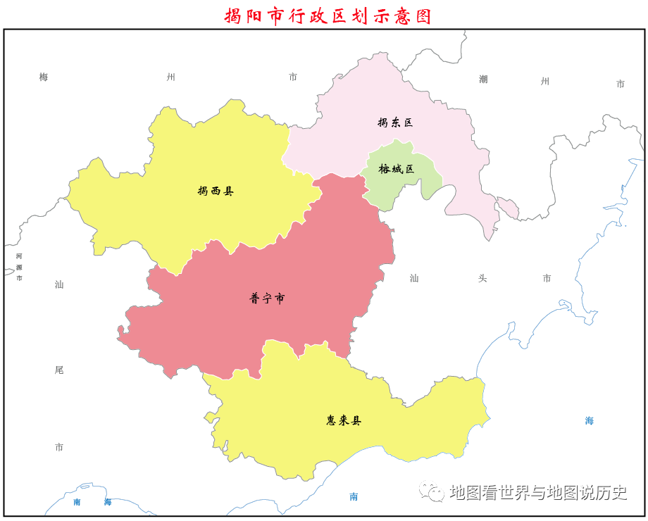 潮州市地图详细图片