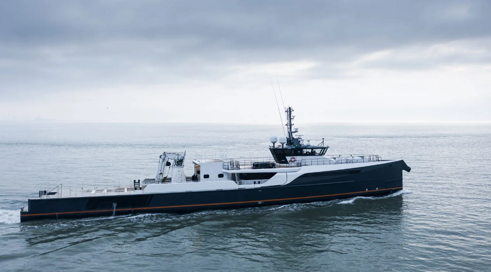 达门游艇55米blueocean号改造成科研型支援艇