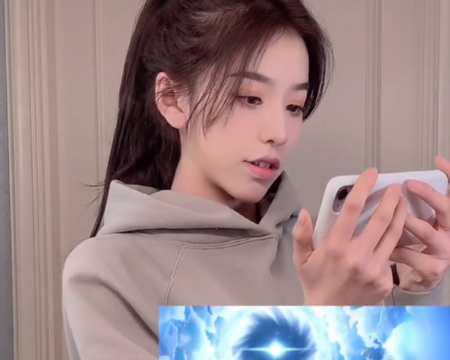 刘思瑶cos原神"刻晴",秀直角肩瓜子脸,却被吐槽像男人_腾讯新闻