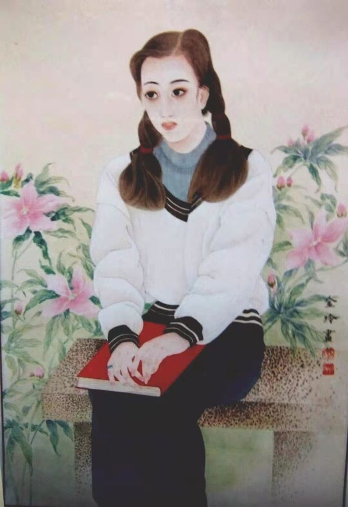 当代中国画工笔画画家金玲国画作品欣赏