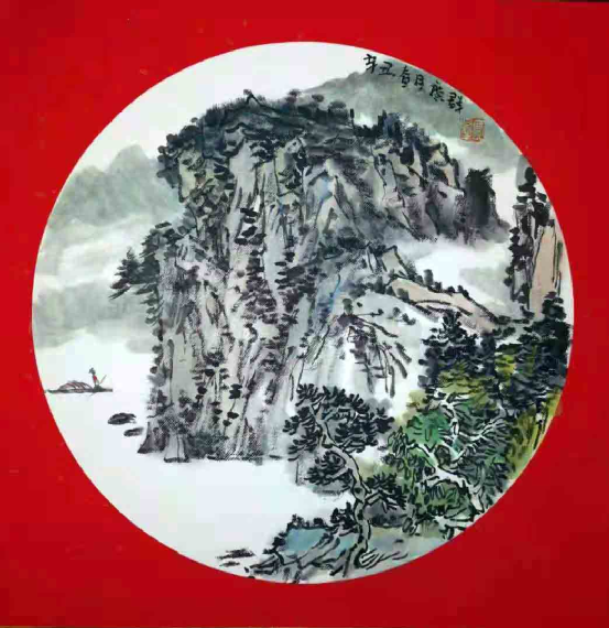 国画家马广群山水小品赏析