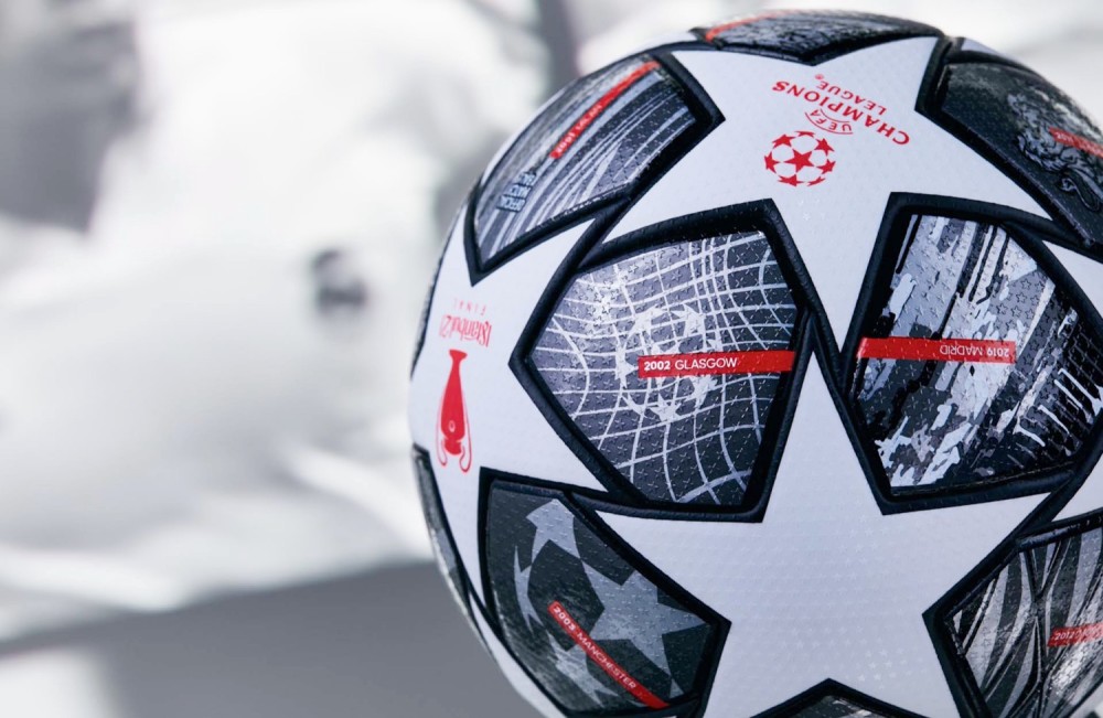 阿迪达斯发布202021赛季欧冠联赛淘汰赛阶段比赛球