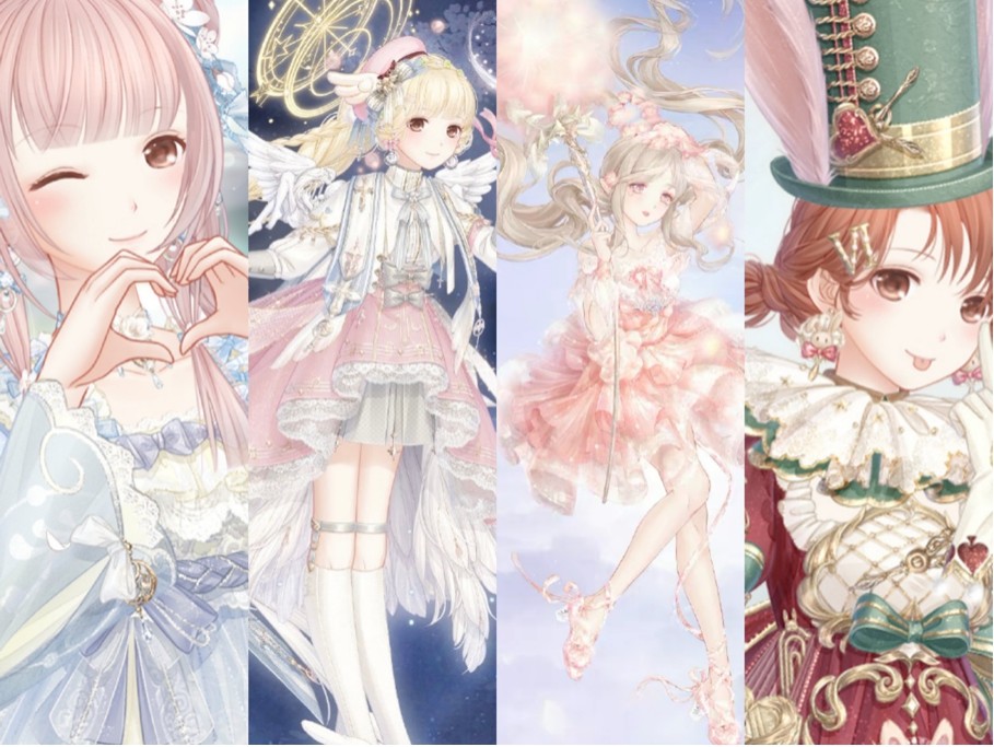 奇迹暖暖的初代live2d套装系列 暖女儿的比心歪头杀 成了开山鼻祖 腾讯新闻