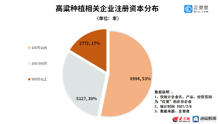 山东|中国高粱种植相关企业注册量达1.7万家 山东位列前三