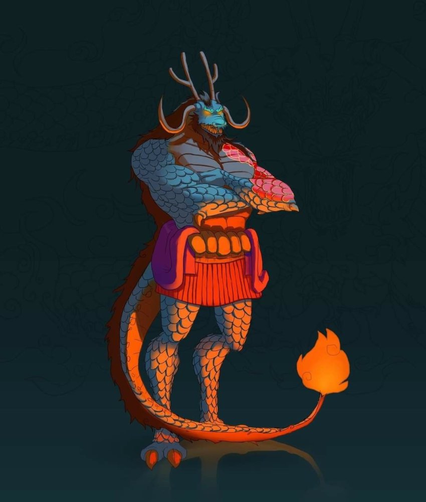 海贼王凯多鱼鱼果实的人形态你认为下列哪个符合他呢