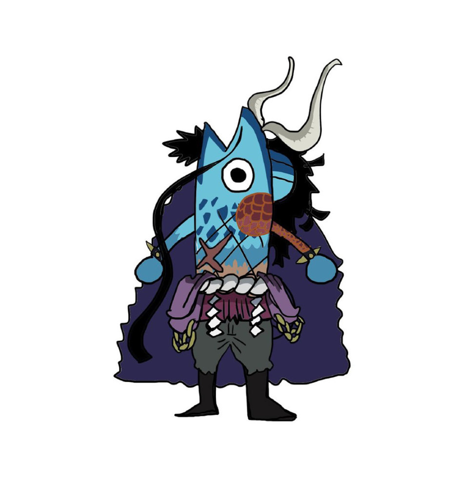 海贼王凯多鱼鱼果实的人形态你认为下列哪个符合他呢