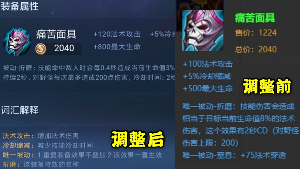 痛苦面具成下水道法装出装率下滑严重仅周瑜敢出看到策划调整玩家笑哭
