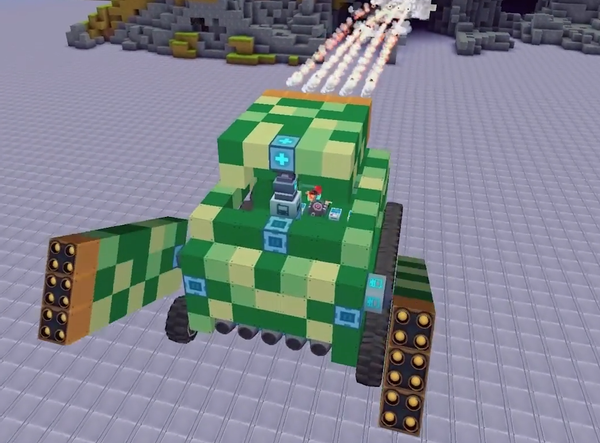 迷你世界迷你导弹车不仅火力强大还能全方位攻击