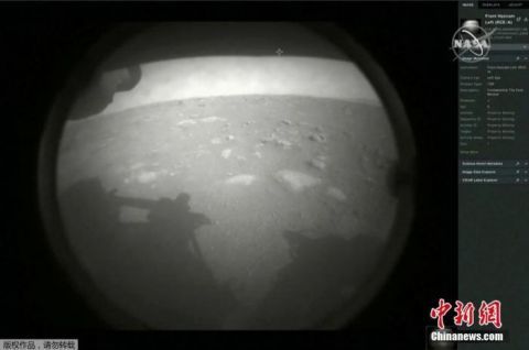 火星车|“毅力”号火星车成功着陆传回图像 将寻生命迹象