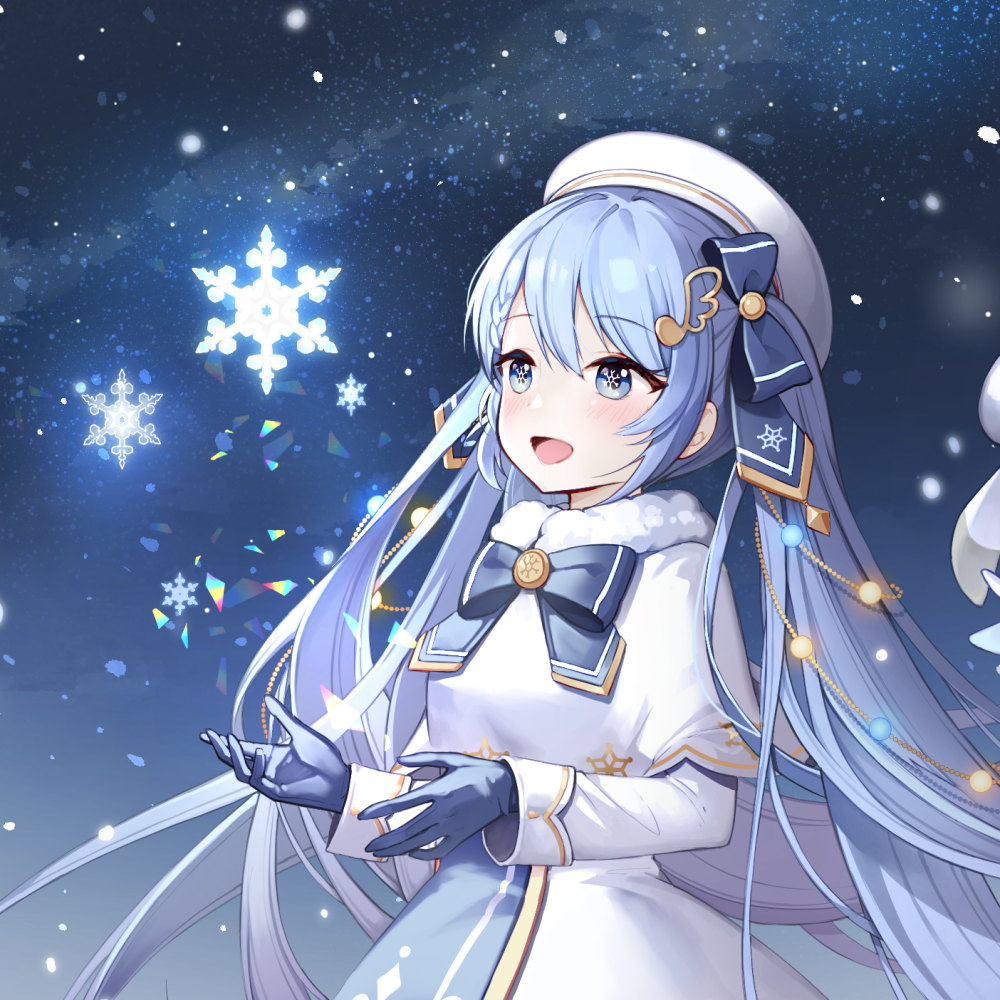 miku雪初音合集飘落的白蝴蝶