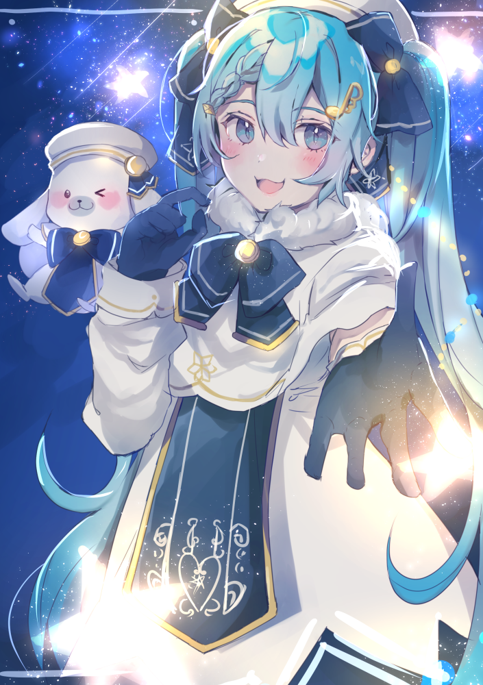 miku雪初音合集飘落的白蝴蝶