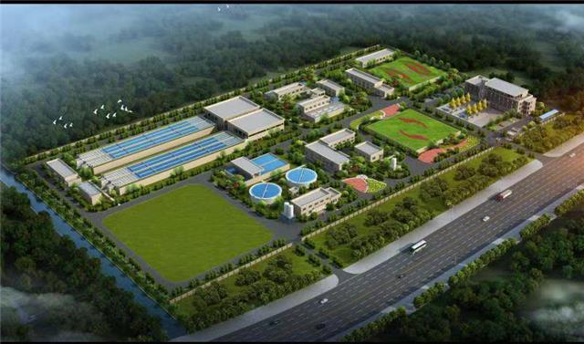 【灵璧县城西地表水厂效果图】 版权声明 灵璧县融媒体中心所属的"