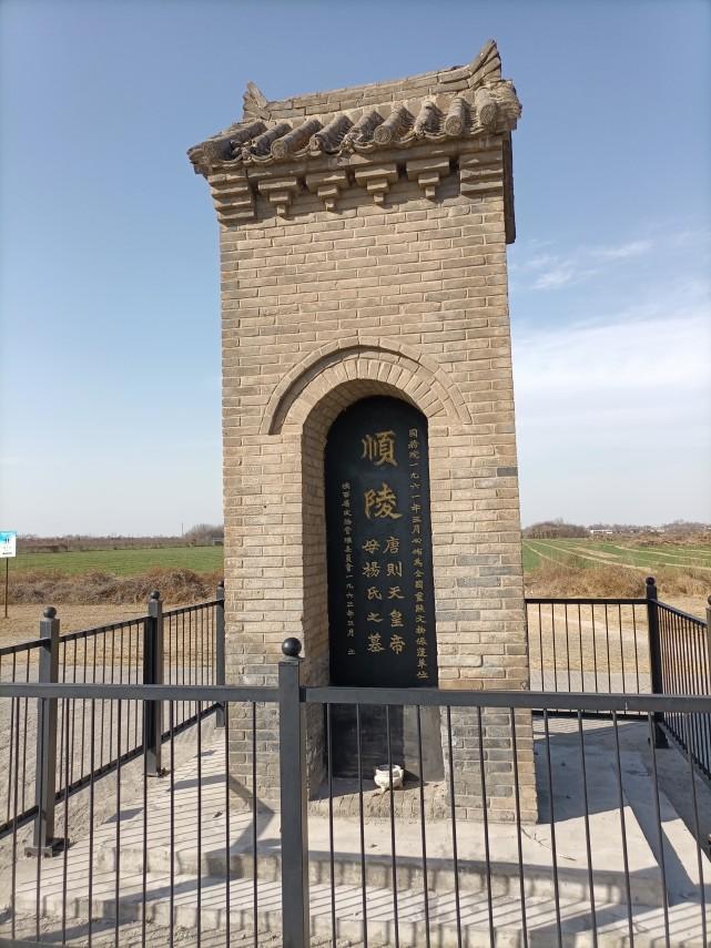 唐顺陵,埋葬着武则天的母亲杨氏,正是她孕育出历史上唯一的女皇