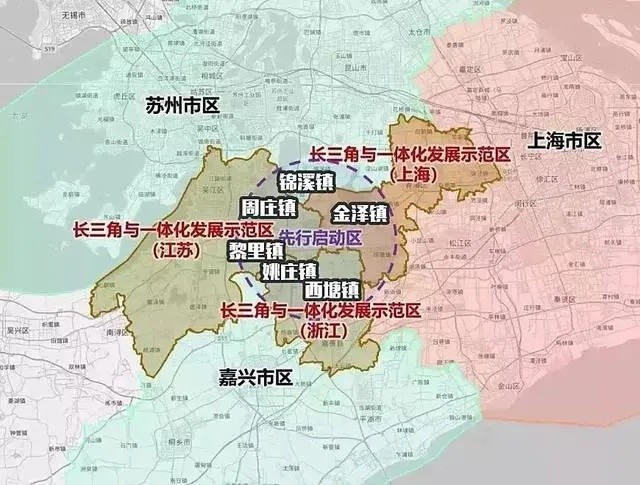 上海都市圈第一圈层诞生长三角格局变了