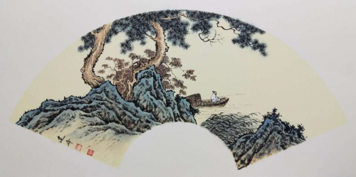 心有猛虎细嗅蔷薇自学成才的全能画家王建峰