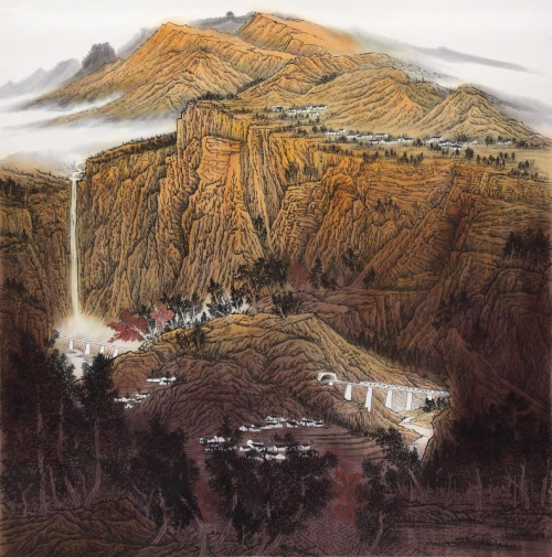 心有猛虎细嗅蔷薇自学成才的全能画家王建峰