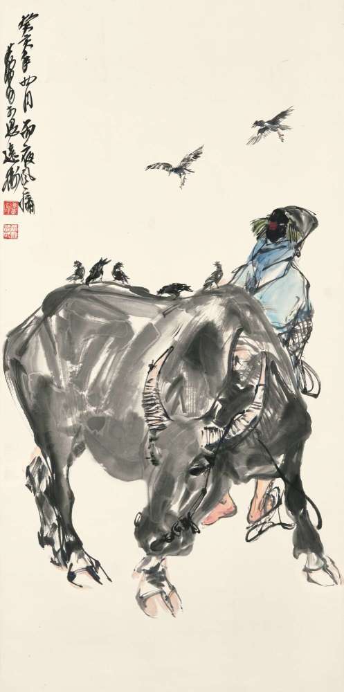 九位大师级名家画牛,各有各的精彩_腾讯新闻