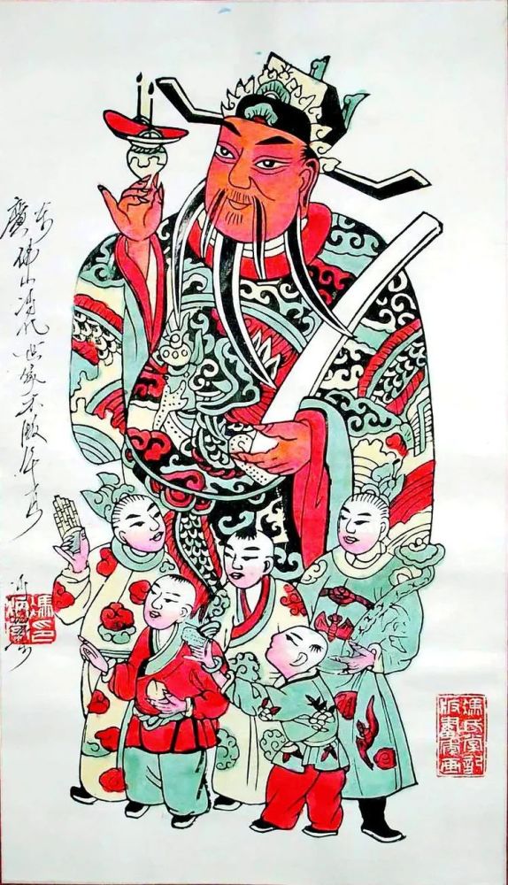 木版年画佛山木版年画