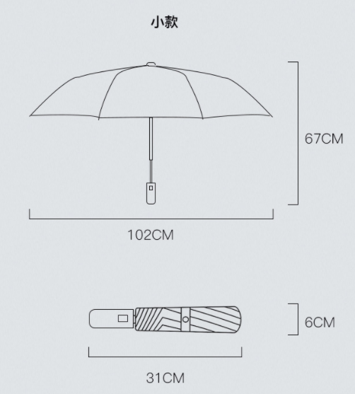 雨水|收伞不湿、一键开合，自带照明夜灯的黑科技反向伞，雨天也优雅