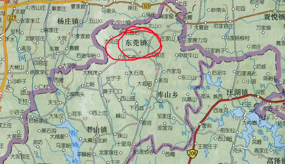 (东莞镇地图)翻开山东省日照市莒县的区划地图,会发现在莒县的最北端
