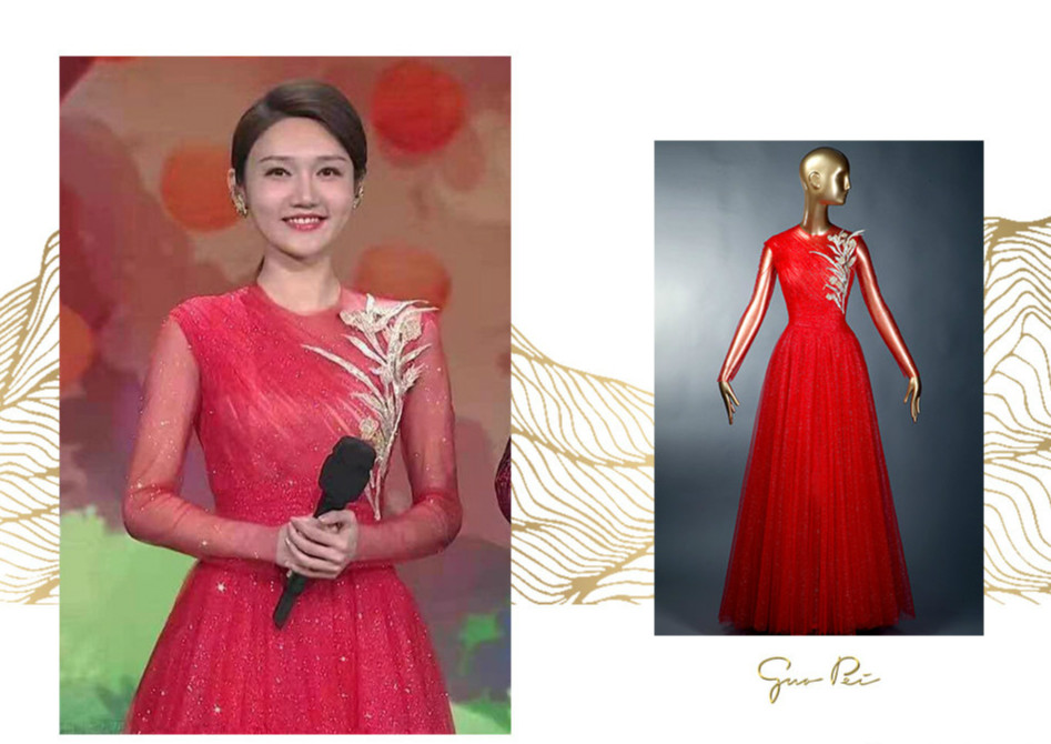 被赞中国香奈儿承包春晚主持人礼服杨颖唐嫣的大婚嫁衣来自她