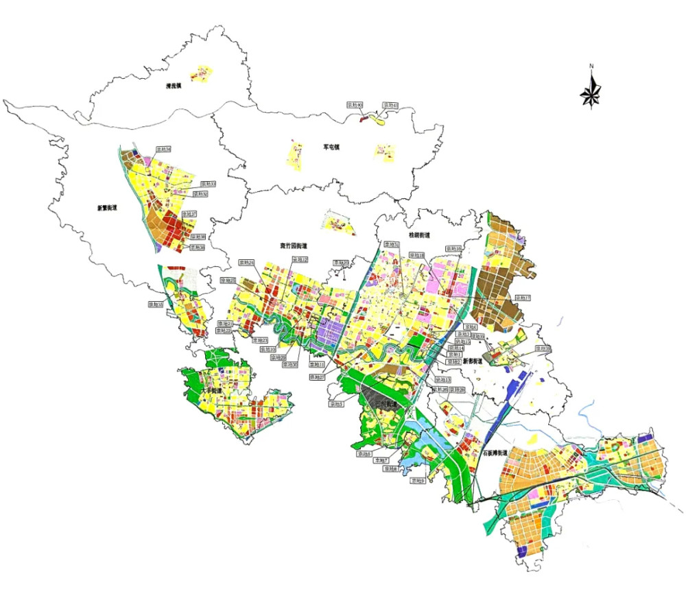 2021年新都區用地供應計劃出爐,涉宅用地近3000畝,附位置圖!