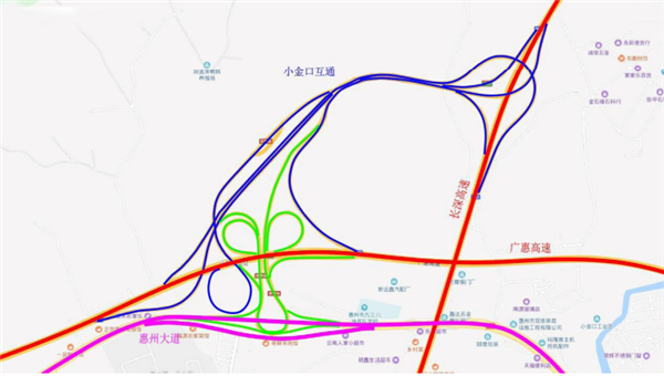 惠河高速小金口收费站出口将关闭 惠河高速将直通广惠高速