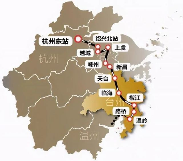 2021年浙江省铁路建设计划 