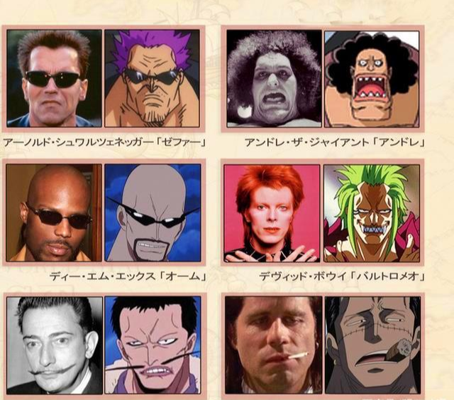 海贼王中48位角色现实人物原型大公开
