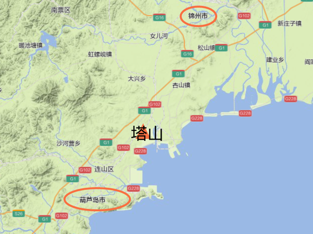 塔山地理位置
