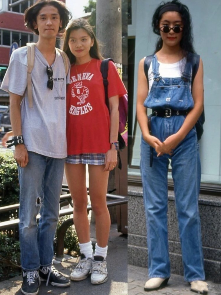日本90年代的素人街拍 简单低调又很显高级 现在看依旧时髦 腾讯新闻