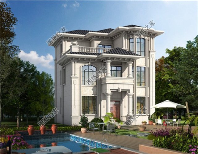 南方农村三层半房屋设计图设计创经典是该享受生活了