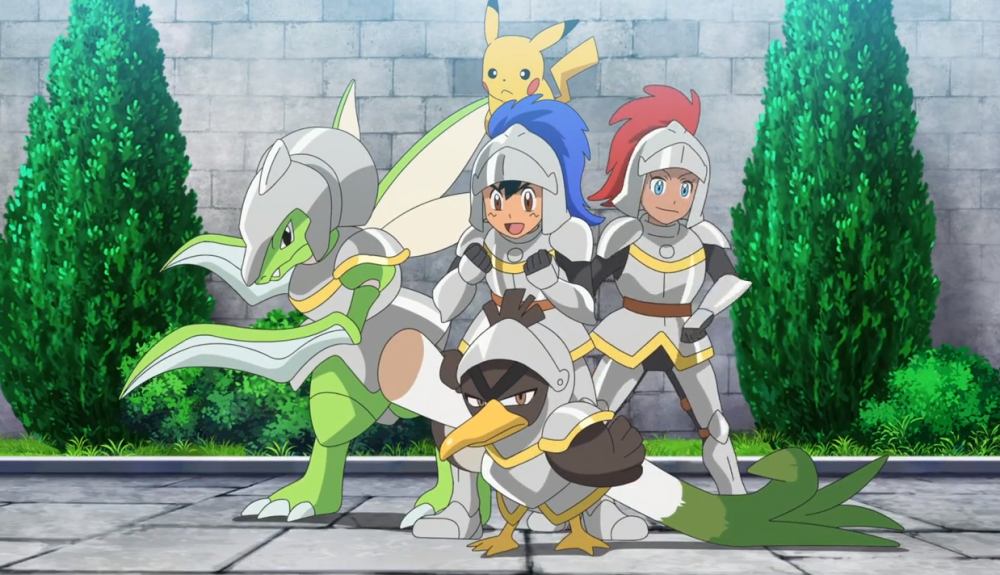 宝可梦旅途56小智再次前往卡洛斯沉迷和大葱鸭击剑早已忘掉忍蛙