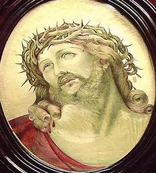 沈寿作品《耶稣像》