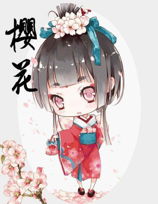 當花朵q版擬人化蒲公英變稚嫩孩童迎春花是元氣小姑娘