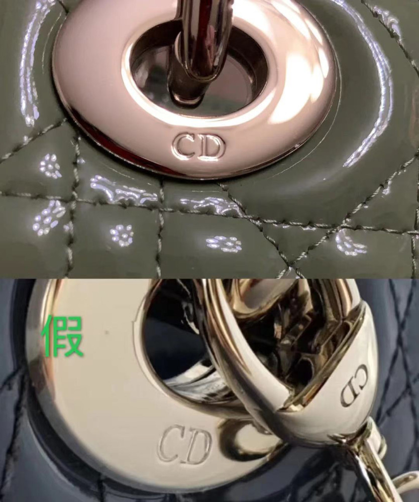 奢侈品鉴定diorlady三格戴妃包真假鉴定