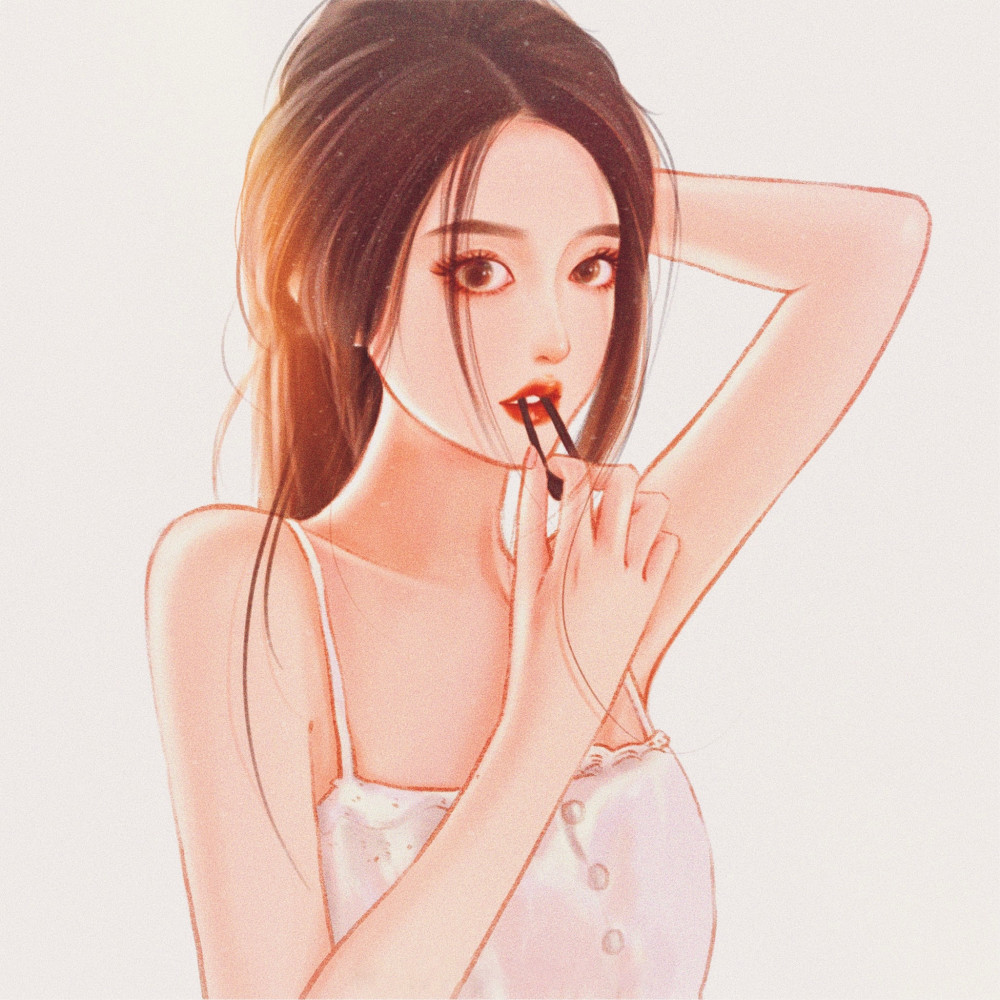 一组惊艳的手绘女生头像,风情万种也很美呀_腾讯新闻