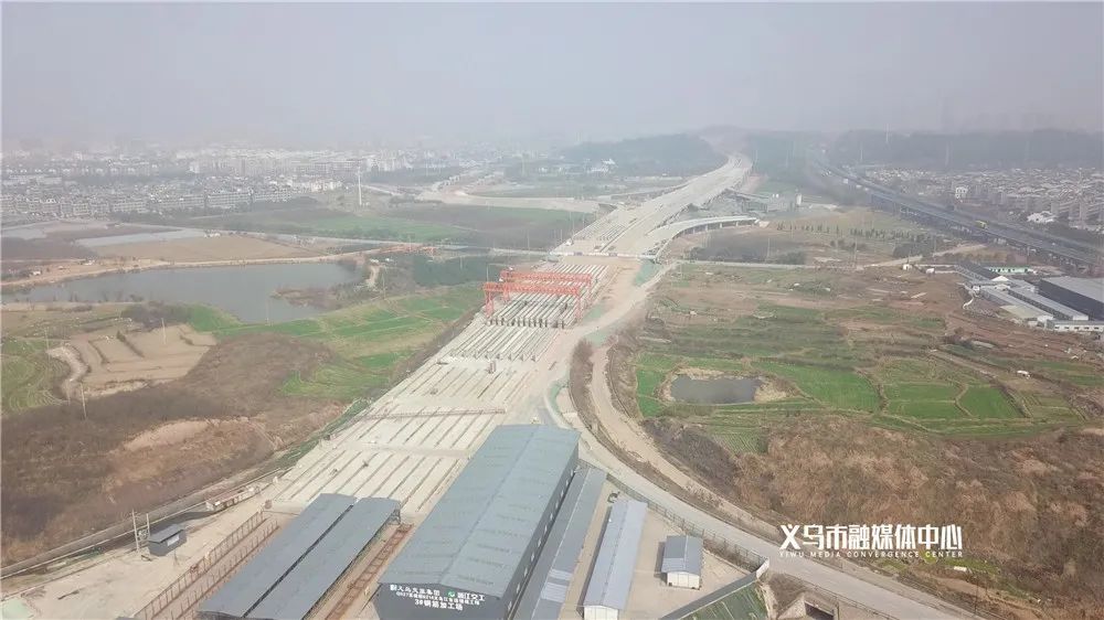 土地征收迁移清表金甬铁路义乌段加速推进