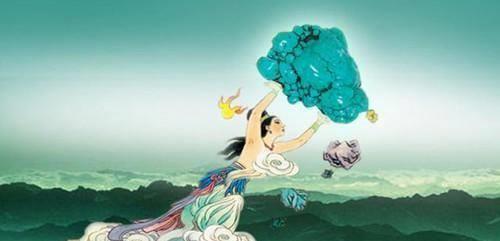 "共工与颛顼争为天子不胜,怒而触不周之山,使天柱折,地维绝.