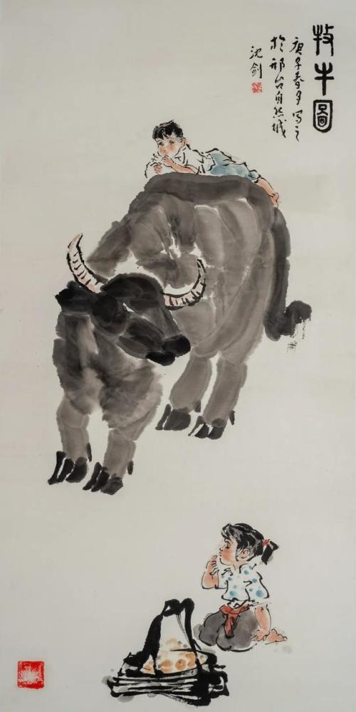 水粉画,色粉画,钢笔画等多个门类,是新中国成立以来邢台市首次以"牛城