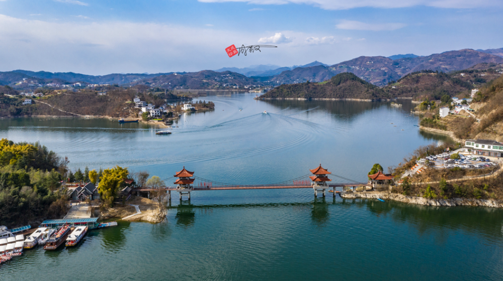 2021春季瀛湖第一拍陕西千岛湖不愧汉江最美山水风光